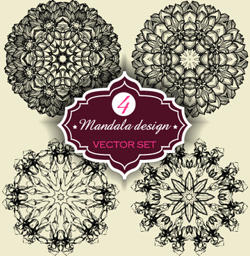 360x368 Mandala Free Vector Download