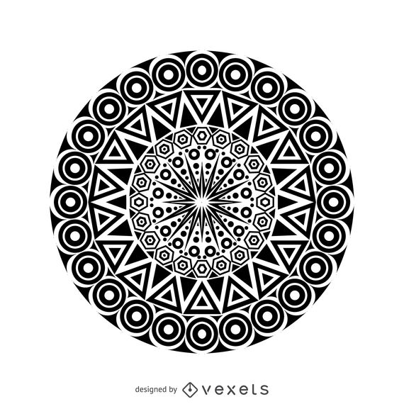 570x570 Tribal Mandala Design