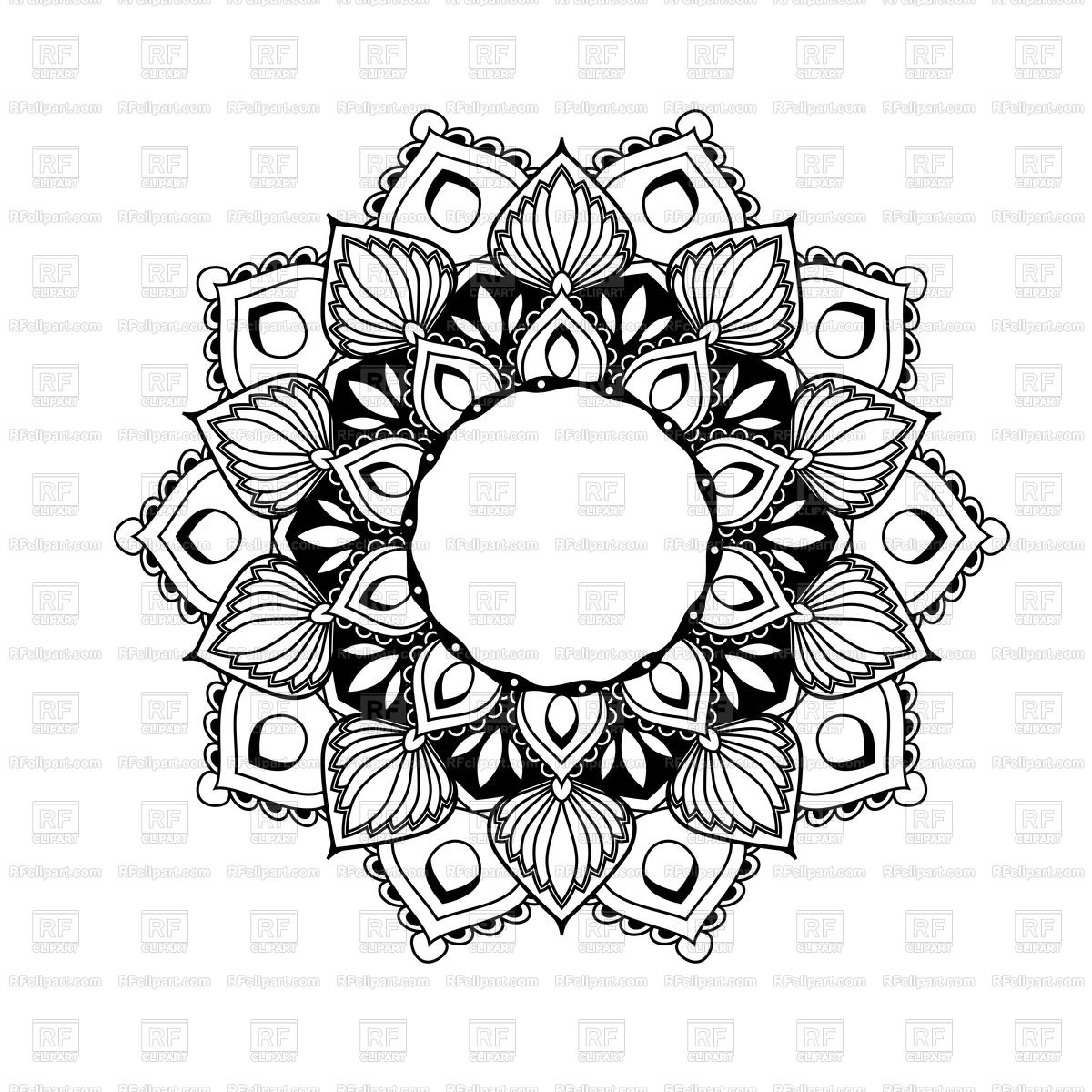 1200x1200 Ethnic Mandala Design