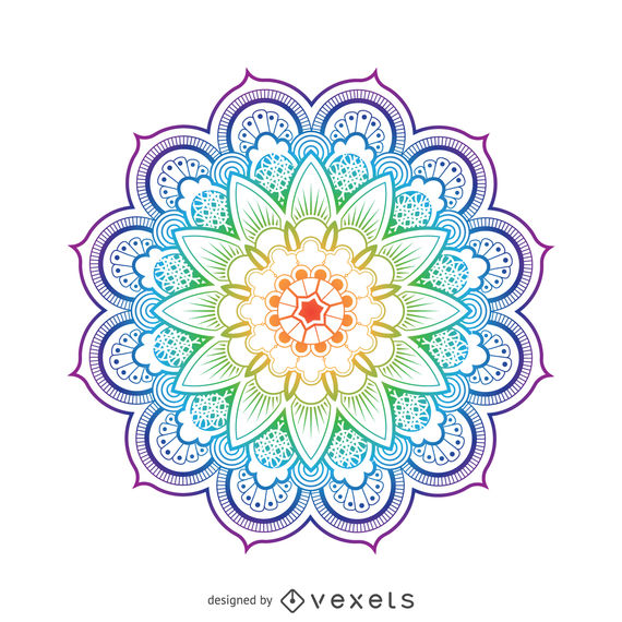 Mandala Flower Vector at Vectorified.com | Collection of Mandala Flower ...