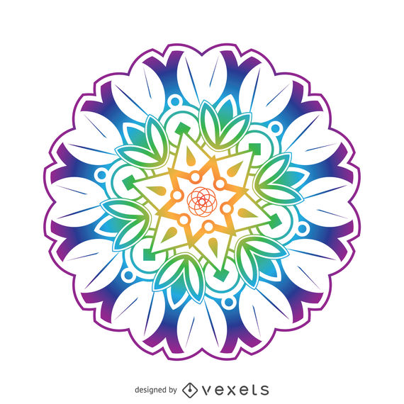 Mandala Flower Vector at Vectorified.com | Collection of Mandala Flower ...