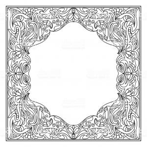 Mandala Frame Vector
