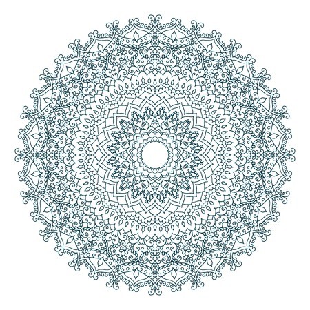 450x450 Isolated Mandala Pattern Vintage Ethnic Background Frame Vector
