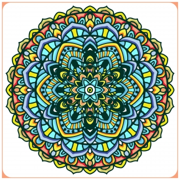 360x360 Mandala Frame Png, Vector, And Clipart With Transparent