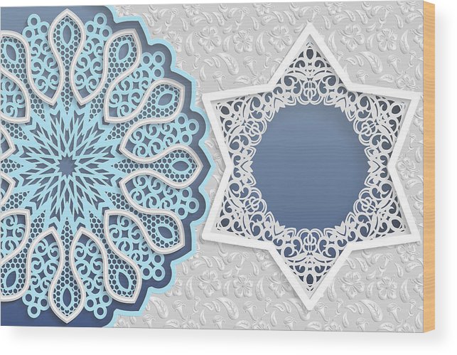 643x499 Template Of Wedding Greetings Or Invitations Mandala, Star