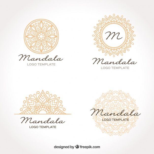 Golden Mandala Logo Template Free Vector Portfolio Free Logo 626x626 Golden Mandala Logo Template Free Vector Portfolio Free Logo
