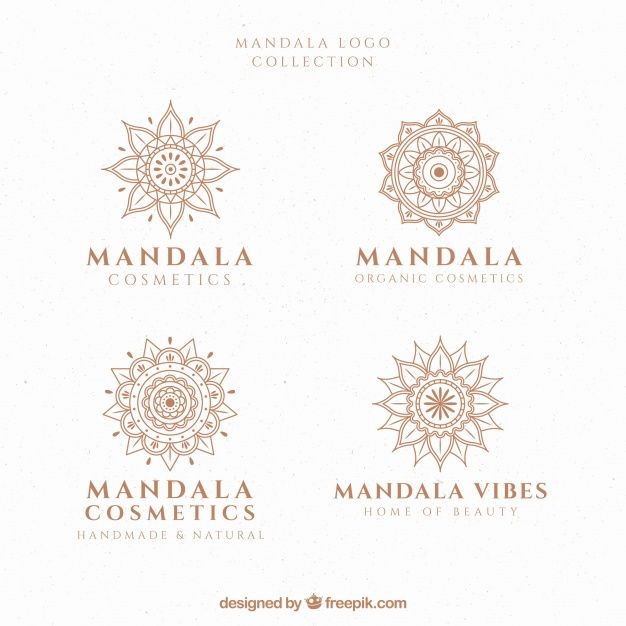 Collection Of Elegant Mandalas Logos Free Vector Name Card 626x626 Collection Of Elegant Mandalas Logos Free Vector Name Card