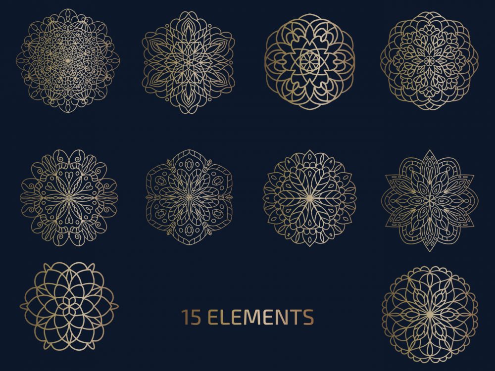 Vector Mandala Free Logo Elements 1000x750 Vector Mandala Free Logo Elements