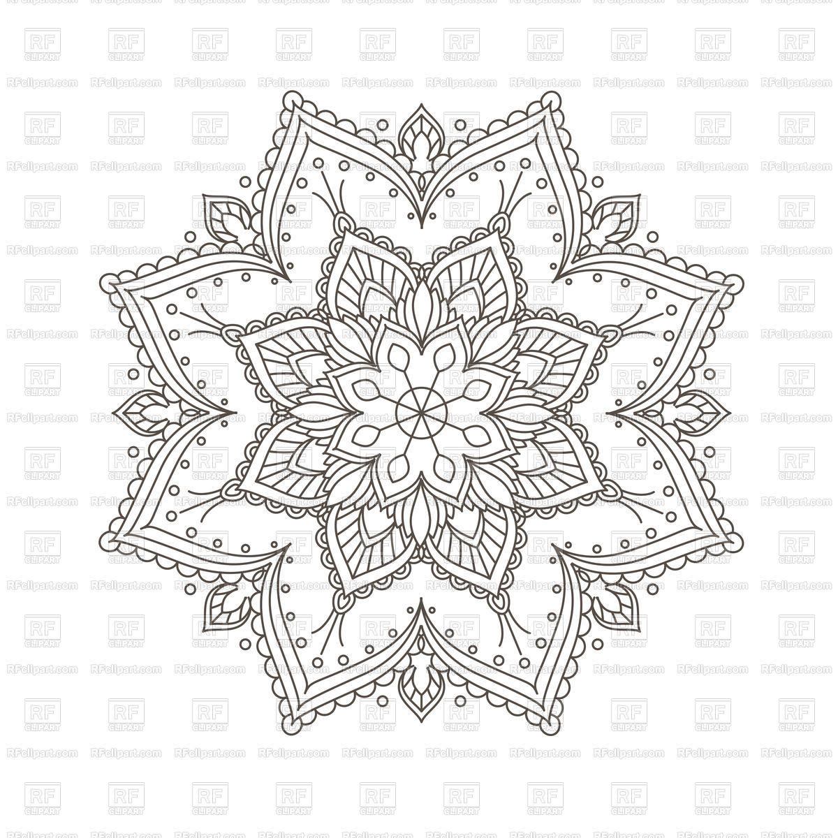 1200x1200 Ethnic Mandala Design