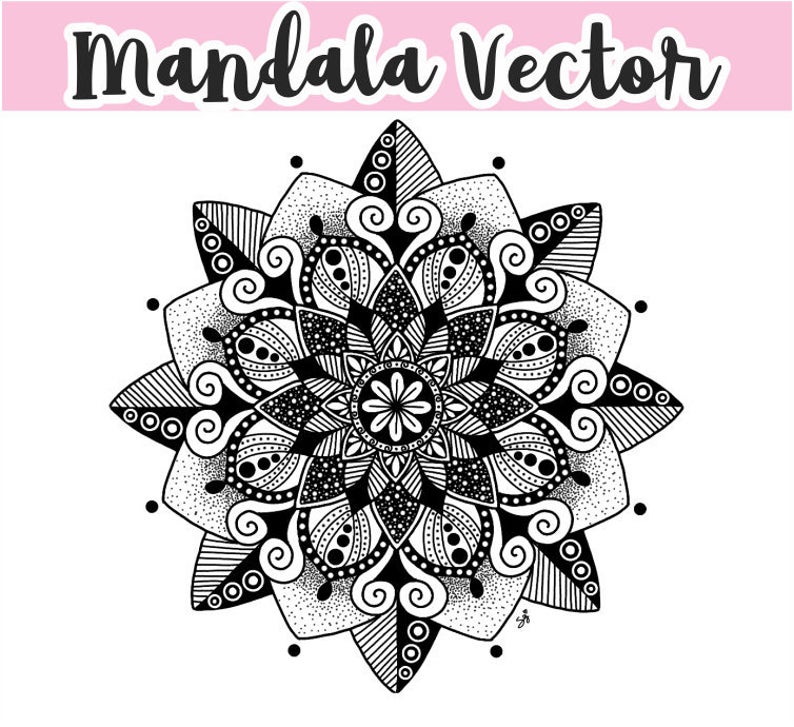 794x727 Mandala Vector Filefiles Png Dxf Cdr Print Etsy