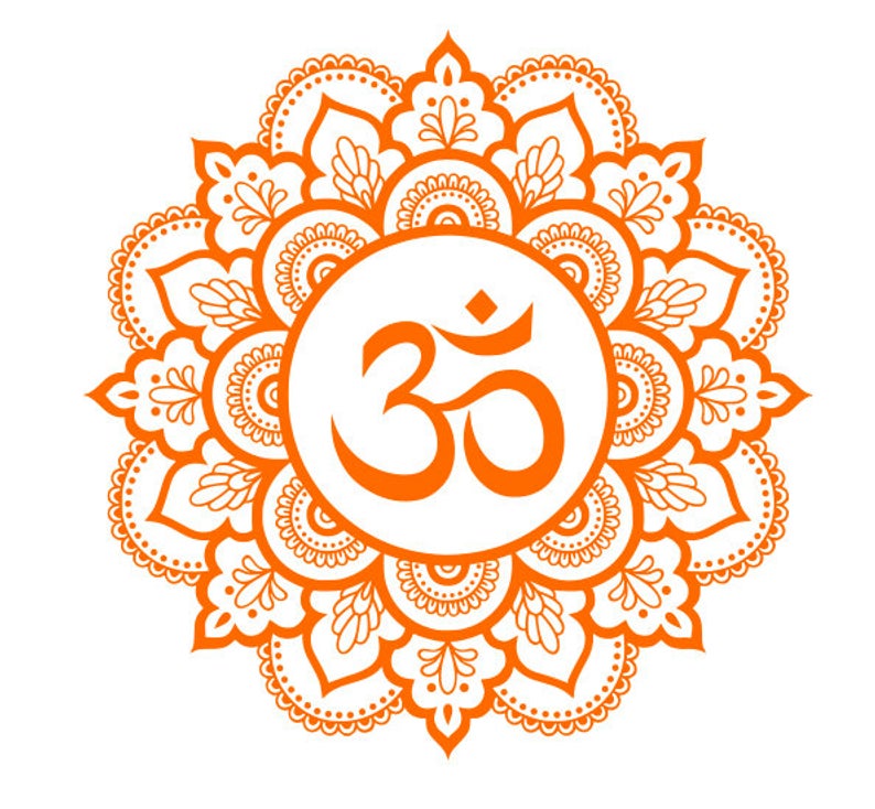 794x734 Om Mandala Svgflower Mandala Svgmandala Vector Filemandala Etsy