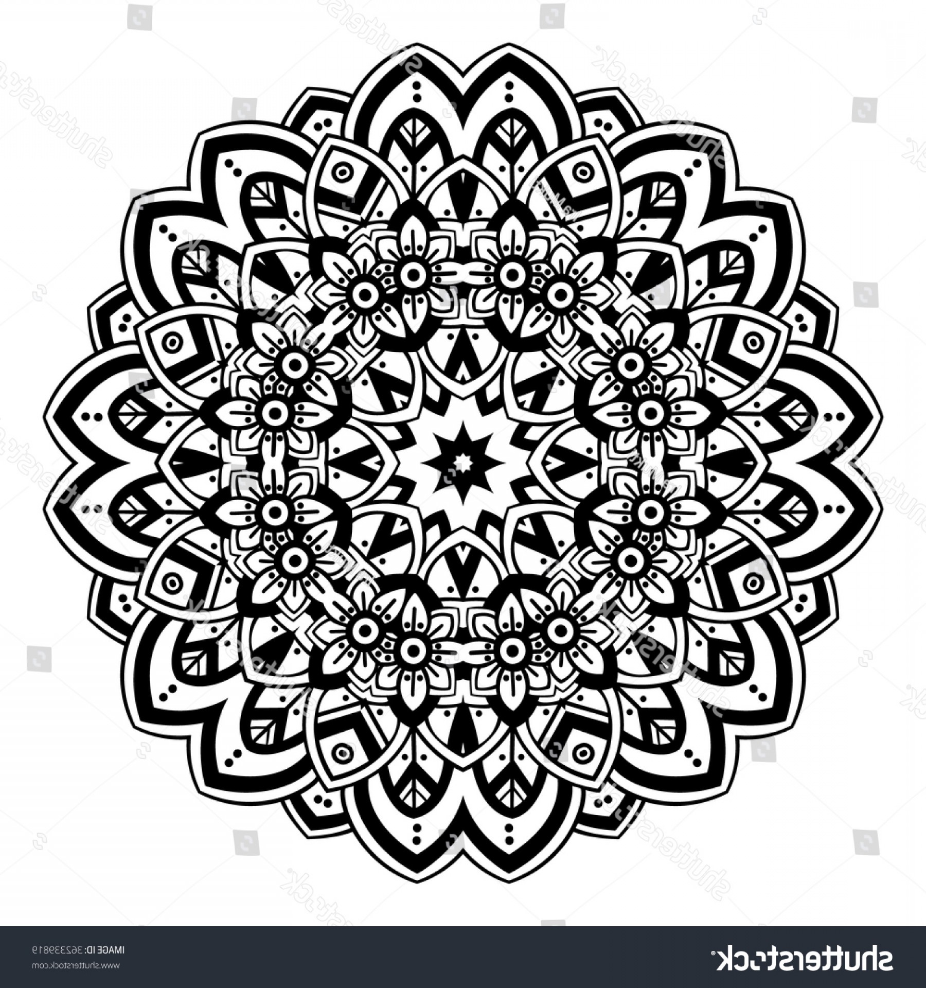 1800x1920 Round Ornament Ethnic Mandala Vector Art Handandbeak
