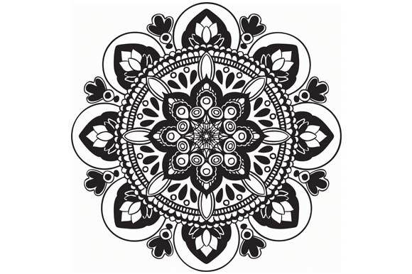 580x386 Mandala Vector Art Pattern Graphic