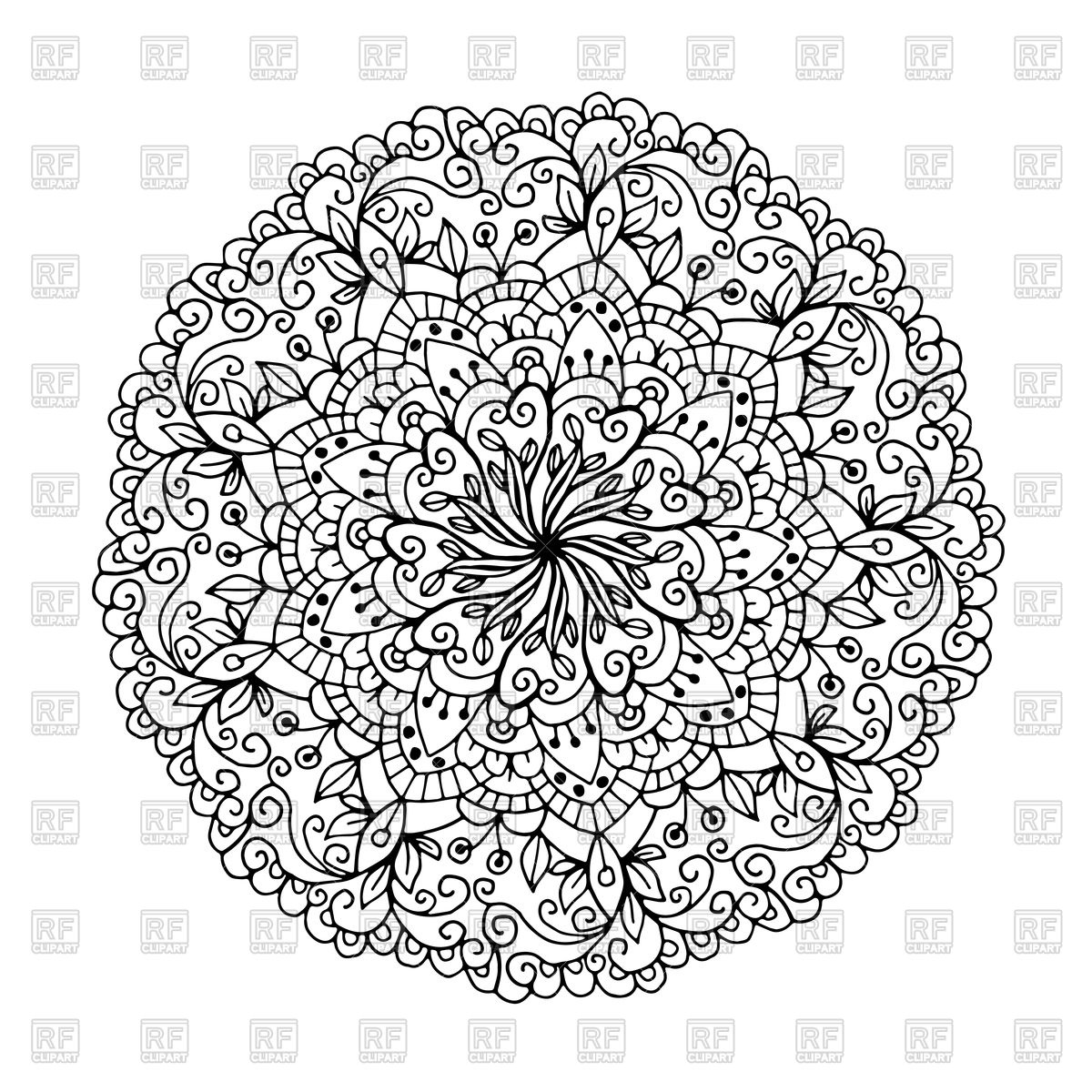 1200x1200 Mandala Vector Image Of Backgrounds, Textures, Abstract