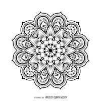 200x200 Mandala Vector Free Vector Graphic Art Free Download