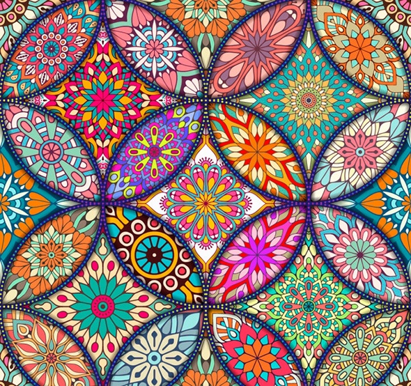 590x554 Beautiful Free Mandala Vectors
