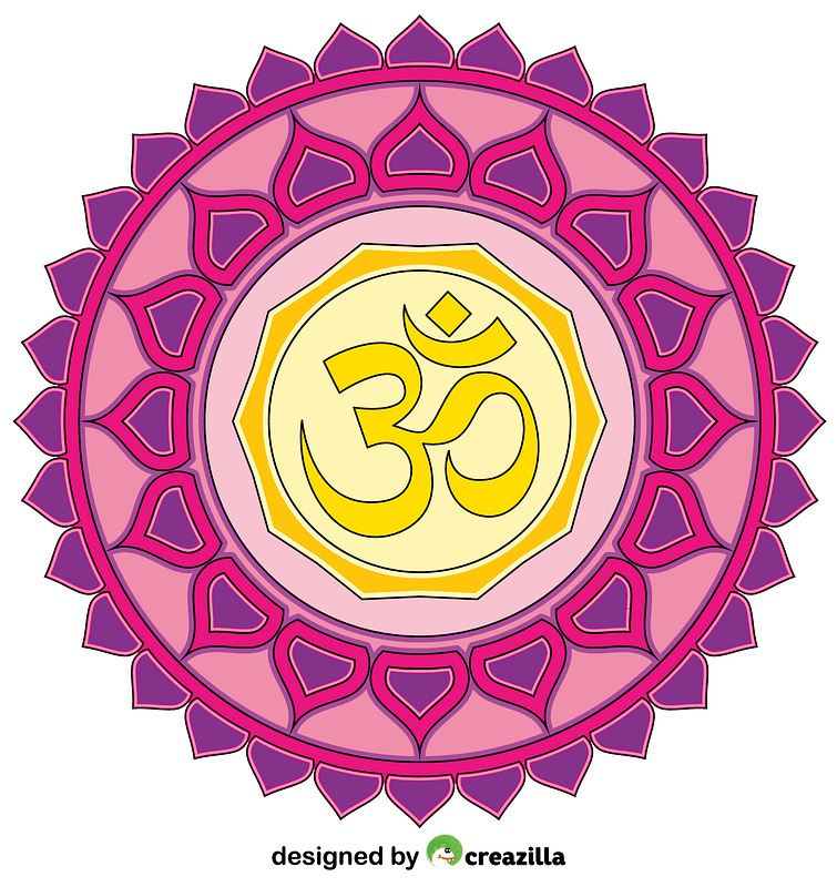 755x800 Om Mandala Vector Free Download Creazilla