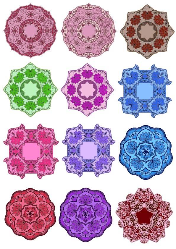 595x842 Ornamental Mandala Vector Art Free Vector Download In Cdr