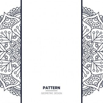 338x338 Pattern With Mandala Vector Free Download Graphic Design Logo