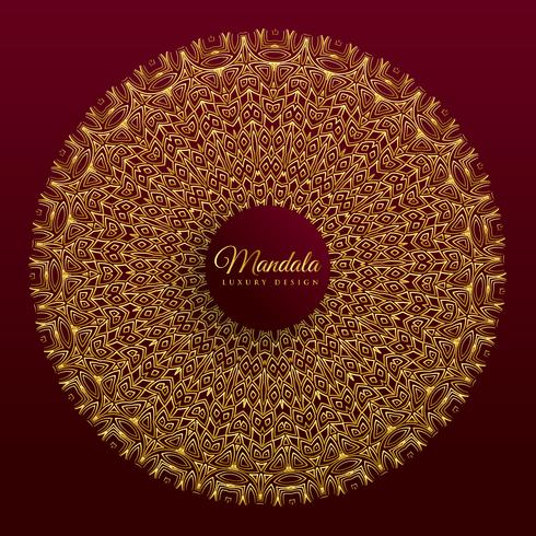 490x490 Luxury Mandala Vector Banner Design
