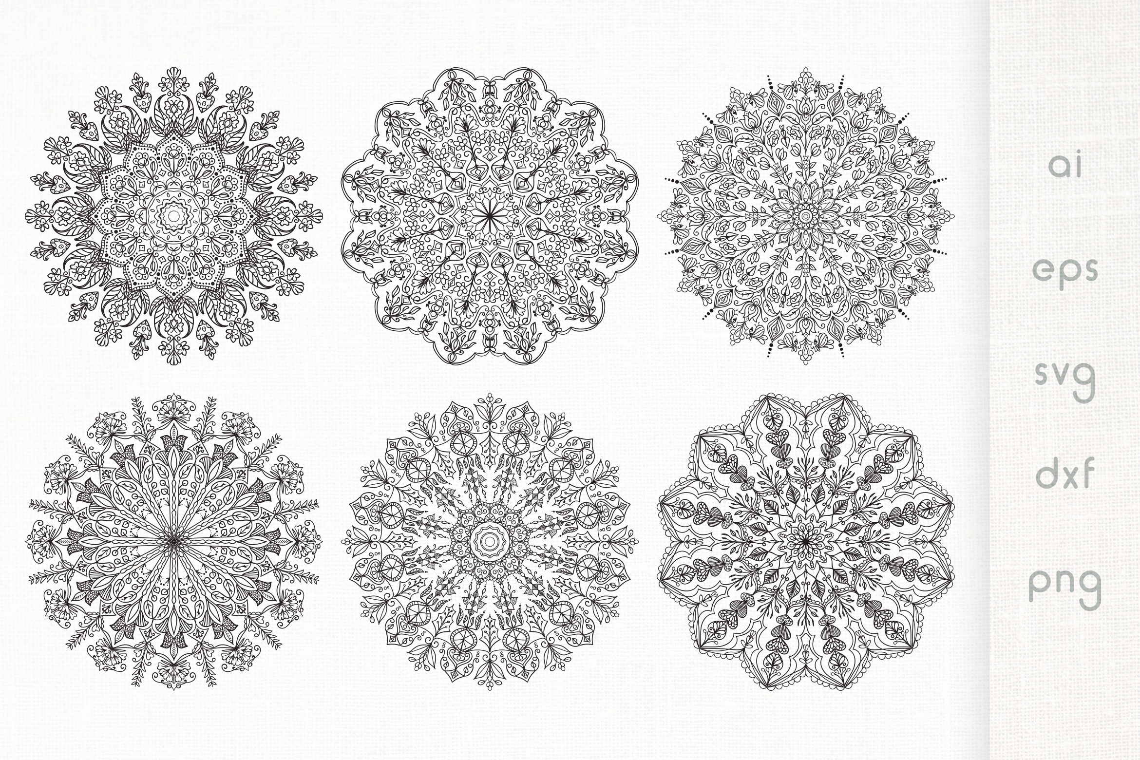 2340x1560 Handmade Floral Mandala