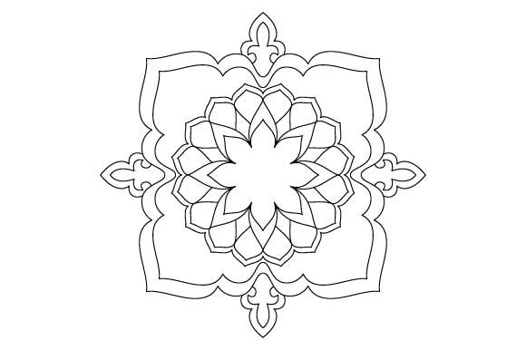 580x386 Mandala Vector Art Coloring