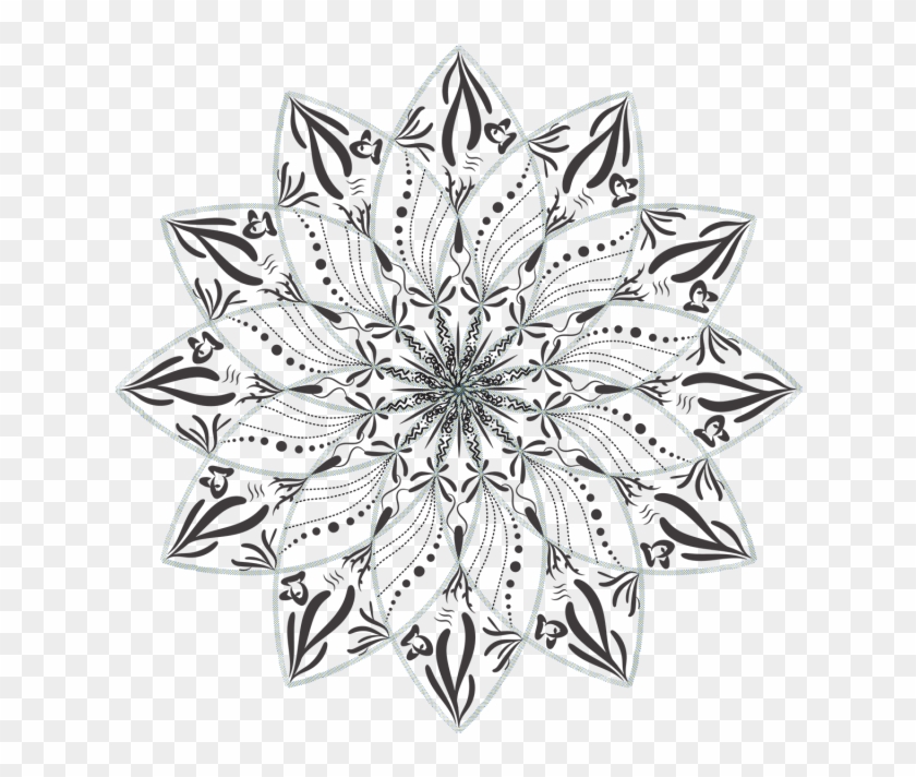 840x712 Mandala Vector Png, Transparent Png