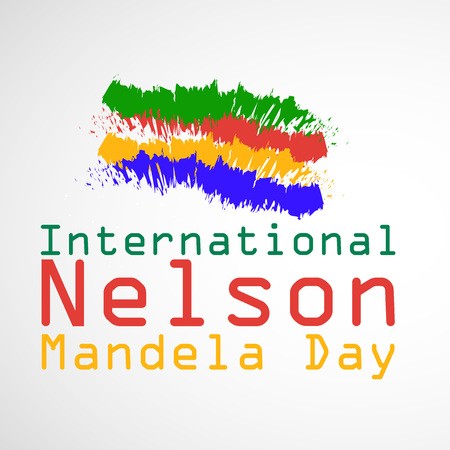 450x450 Illustration Of International Nelson Mandela Day Background