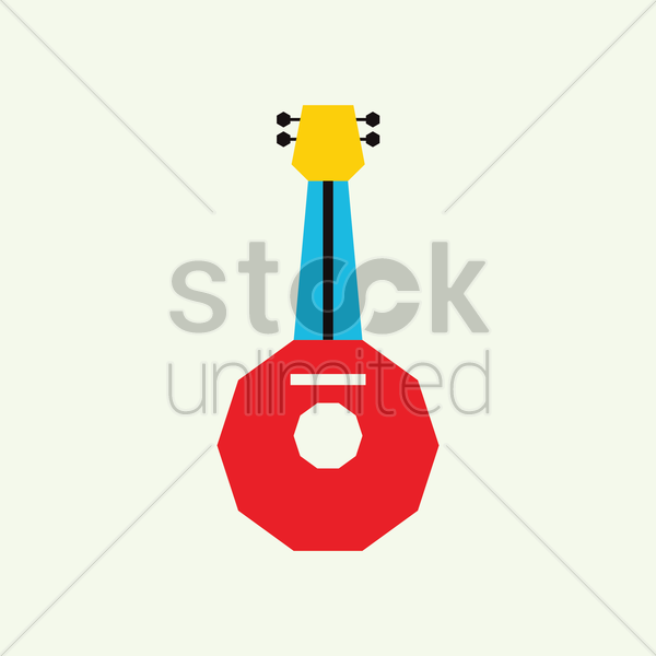 600x600 Free Mandolin Vector Image