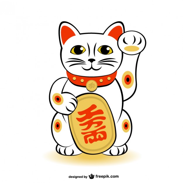 Maneki Neko Lucky Cat Vector Vector Free Download 626x626 Maneki Neko Lucky Cat Vector Vector Free Download