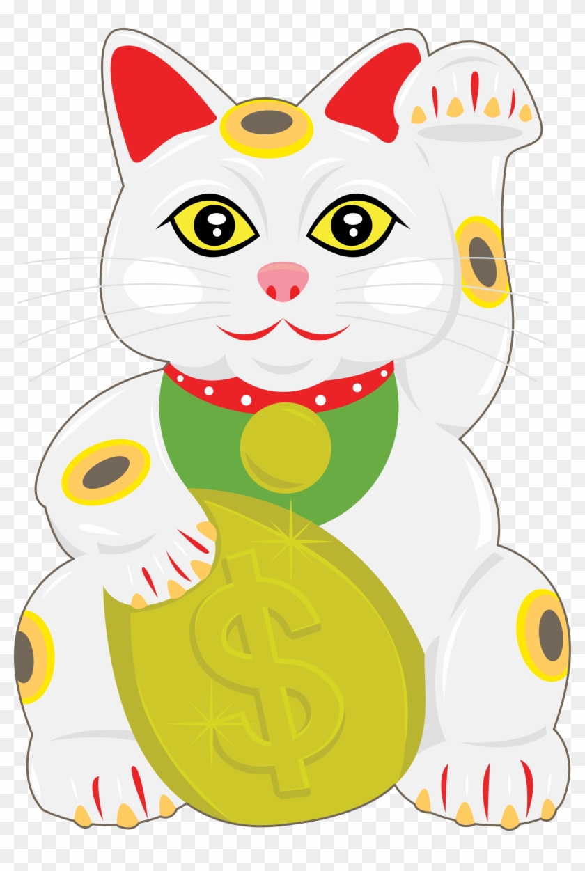 Maneki Neko Vector at Vectorified.com | Collection of ... (840 x 1251 Pixel)