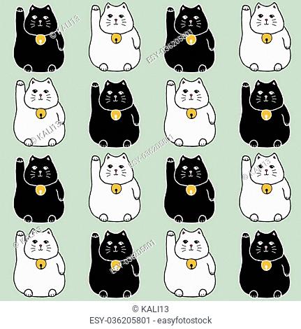 Maneki Neko Vector Stock Photos And Images Age Fotostock 431x470 Maneki Neko Vector Stock Photos And Images Age Fotostock