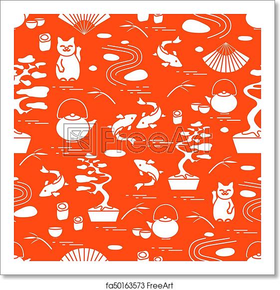 Free Art Print Of Cute Vector Pattern With Bonsai Tree, Minimal 561x581 Free Art Print Of Cute Vector Pattern With Bonsai Tree, Minimal