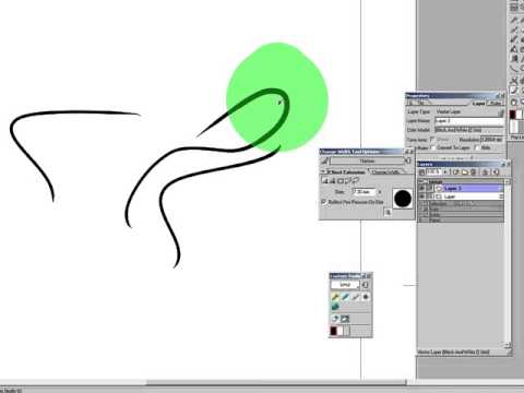 480x360 Manga Studio Ex Tutorial Vector Tools