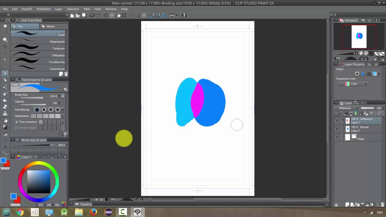 1280x720 Manga Studio Clip Studio Paint Combine Modes