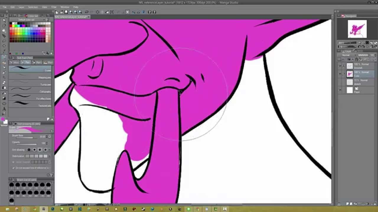 1280x720 Manga Studio Tutorial