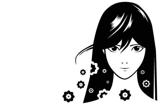 600x395 Free Manga Girl Vector