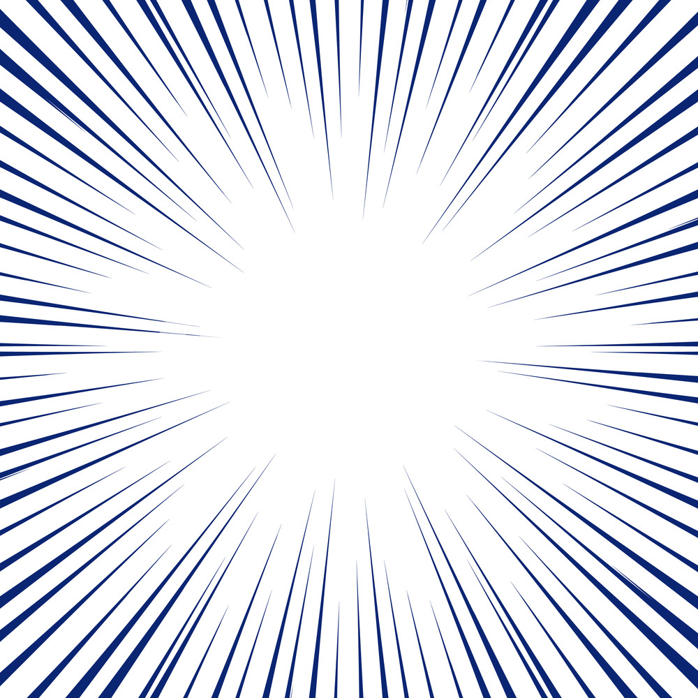 1000x1000 Blue Radial Lines For Comic Book Background Manga Speed Frame