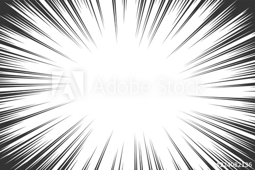 500x334 Comic Book Radial Lines Background Manga Speed Frame Explosion