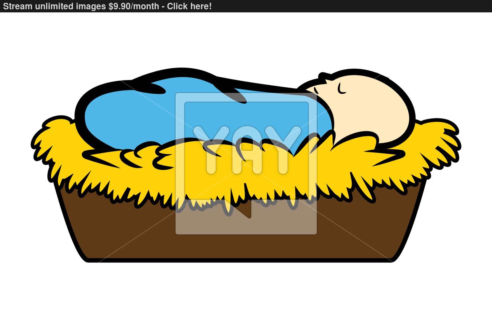 1600x1065 Christmas Jesus Manger Vector Symbol, Icon Design Illustration