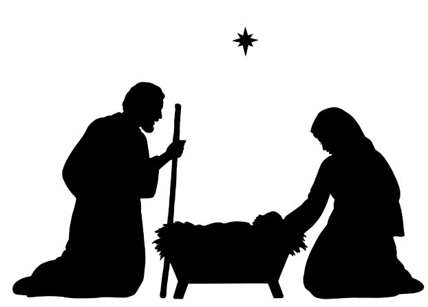 622x447 Huge Collection Of 'christmas Manger Silhouette' Download More