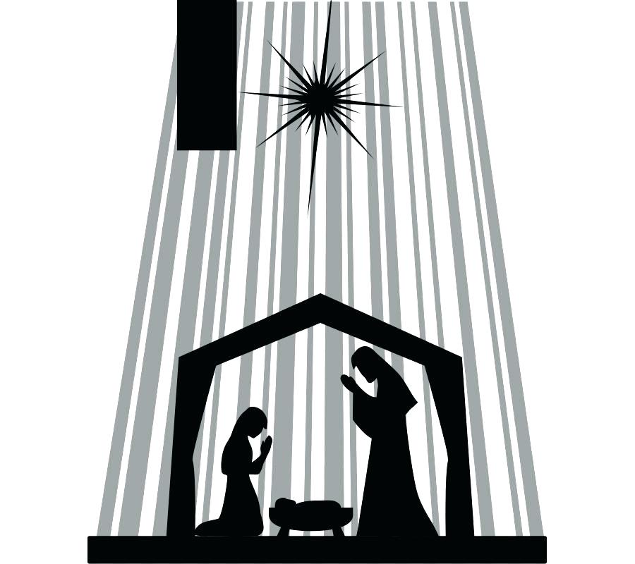 900x800 Silhouette Nativity Scene Pamjensen