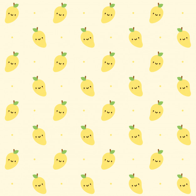 626x626 Mango Seamless Pattern Background Vector Premium Download