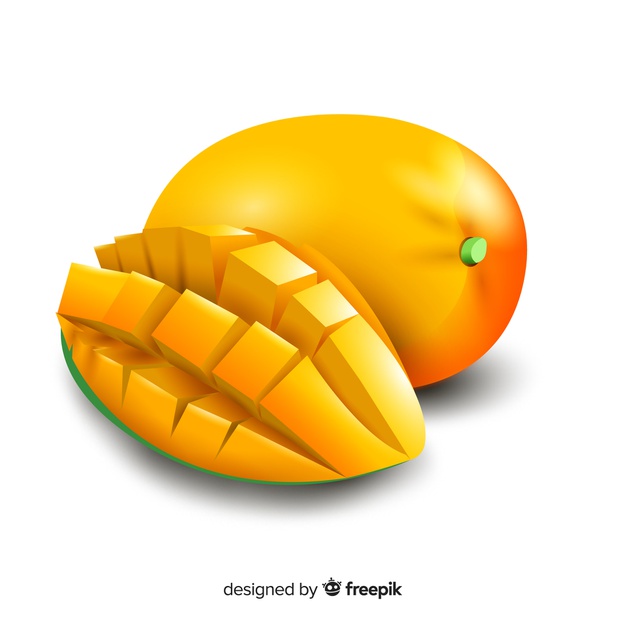 626x626 Realistic Mango Background Vector Free Download