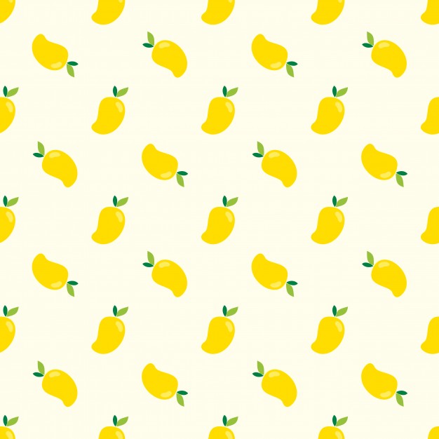 626x626 Seamless Mango Pattern Vector Premium Download