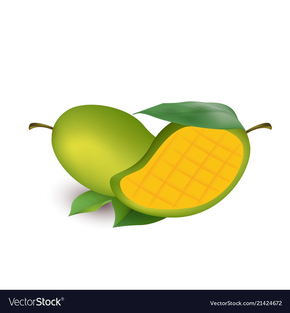 1000x1079 Fruit Icon Mango White Background Image Royalty Free Vector