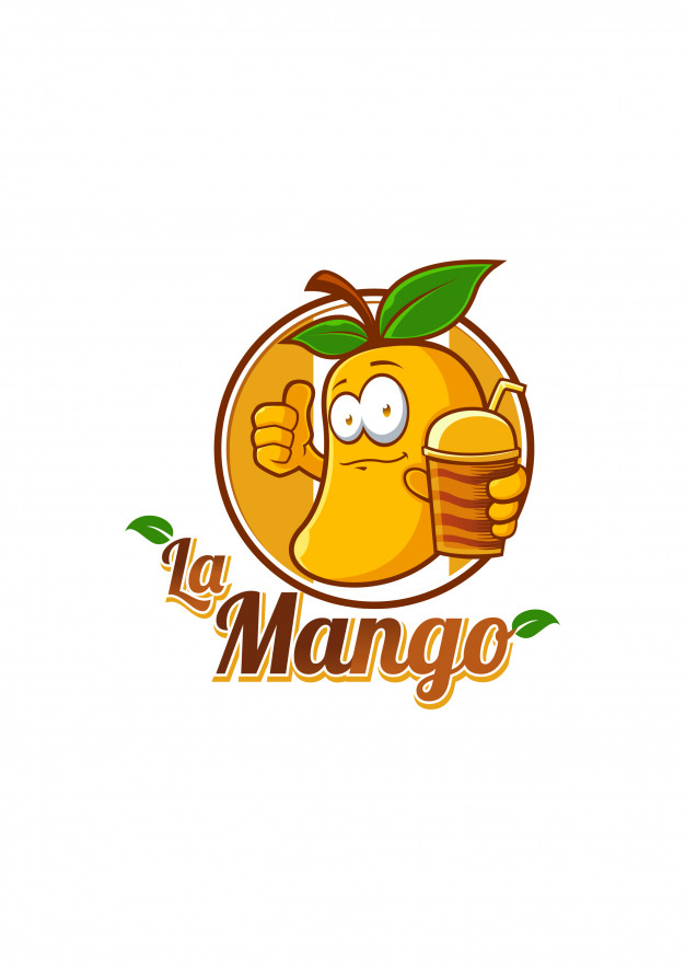 626x885 Mango Juice Mascot Logo Vector Vector Premium Download