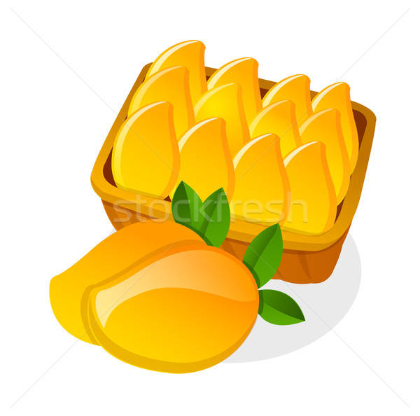600x594 Vector Icon Mango Vector Illustration Sungjoong Kim