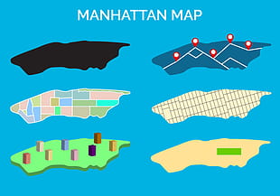 310x217 Manhattan Map Free Vector Pack Free Graphics