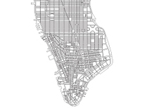 202x158 Manhattan Vector Map On Behance